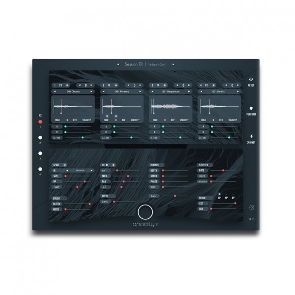 Audiomodern Opacity II Kontakt Library - GUI (Graphical User Interface)