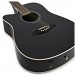 Dreadnought Cutaway Left Handed Electro Acoustic + 15W Amp, Black