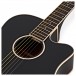 3/4 Size Electro-Acoustic Travel Guitar + 15W Amp Pack, Black