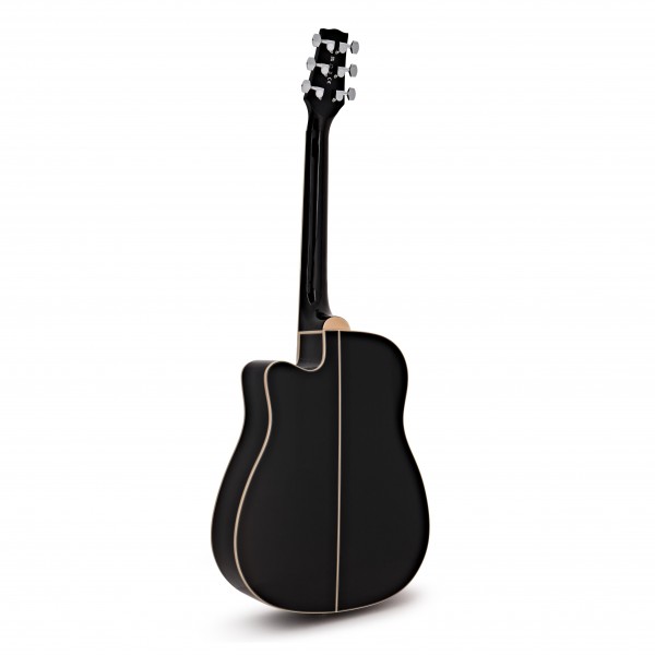 3/4 Size Electro-Acoustic Travel Guitar + 15W Amp Pack, Black