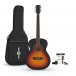 Student Acoustic Guitar by Gear4music + Accessory Pack, Sunburst