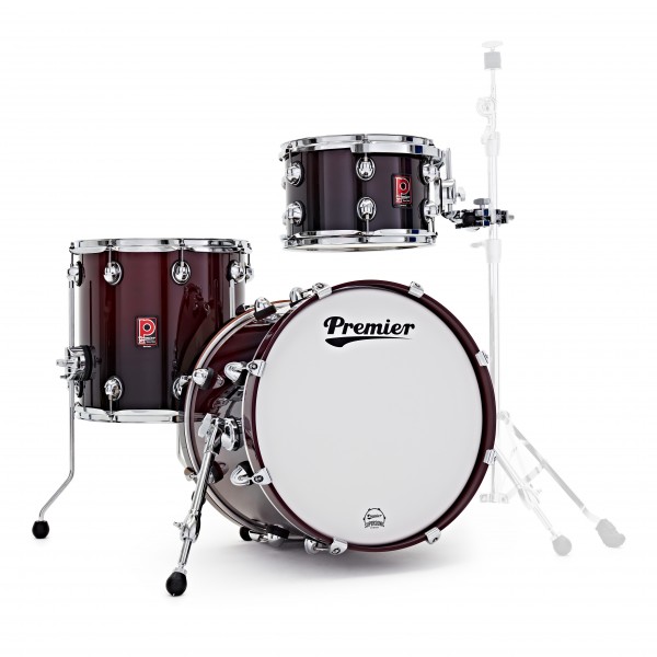 Premier Genista 18” 3pc Maple Shell Pack, Cherry Fade