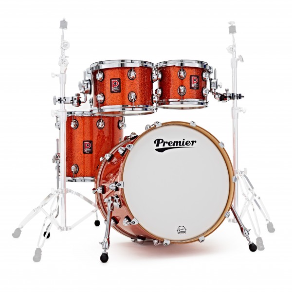 Premier Genista 20” 4pc Maple Shell Pack, Orange Sparkle