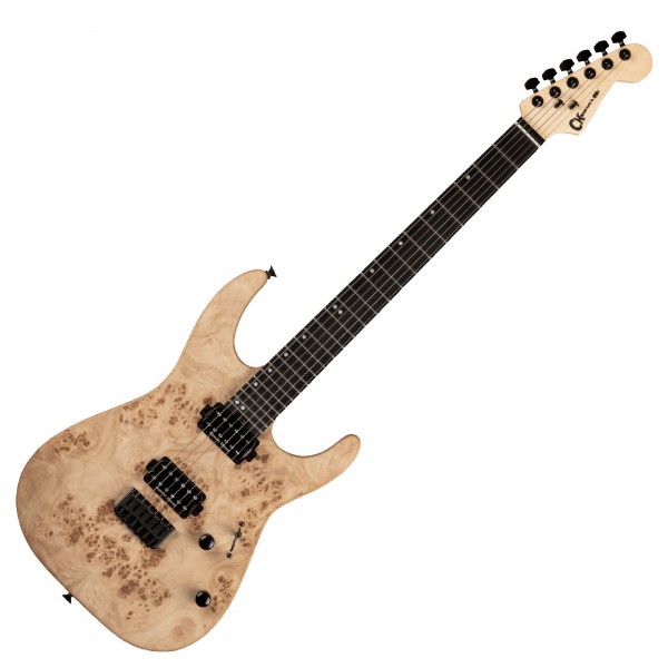 Charvel Pro-Mod DK24 HH HT E Mahogany with Poplar Burl, Desert Sand