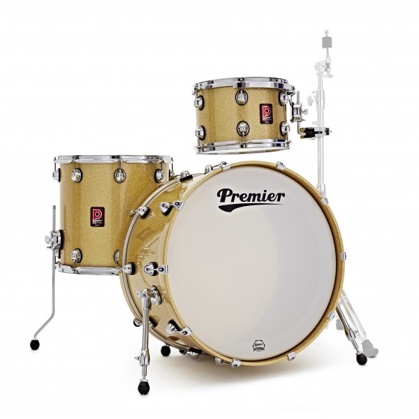 Premier Genista 24” 3pc Maple Shell Pack, Bright Gold Sparkle