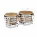 LP Giovanni Galaxy Wood Bongos Chrome Hardware