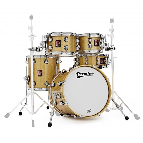 Premier Genista 18" 5pc Maple Shell Pack, Bright Gold Sparkle