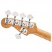Charvel Pro-Mod San Dimas Bass PJ V, Platinum Pearl back of headstock