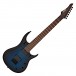 SubZero Generation 7 Electric Guitar, 7-String, Flame Blue Burst