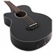 Electro Acoustic Left Handed Bass Guitar + 35W Amp Pack, Black