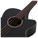 Electro Acoustic Fretless Bass Guitar, Black + 35W Amp Pack