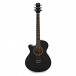 Student Left Handed Acoustic Guitar by Gear4music, Black