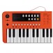 VISIONKEY-1 37 Key Mini Keyboard by Gear4music, Orange