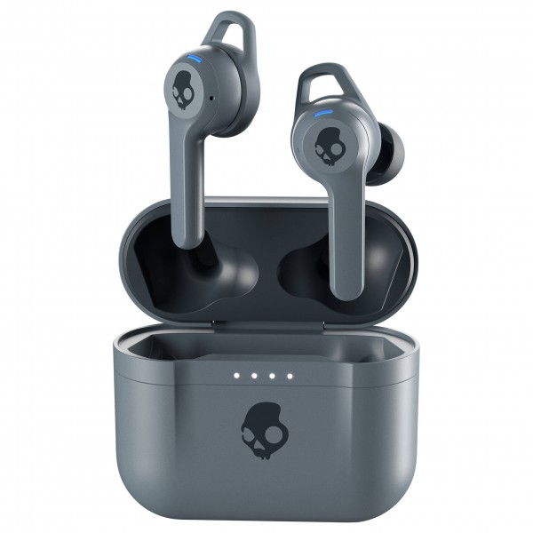 Skullcandy Indy FUEL True Wireless Earbuds, Chill Grey - With Charging Case