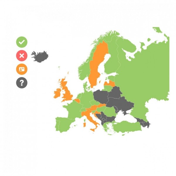 K1E Wireless Frequency Licensing Map