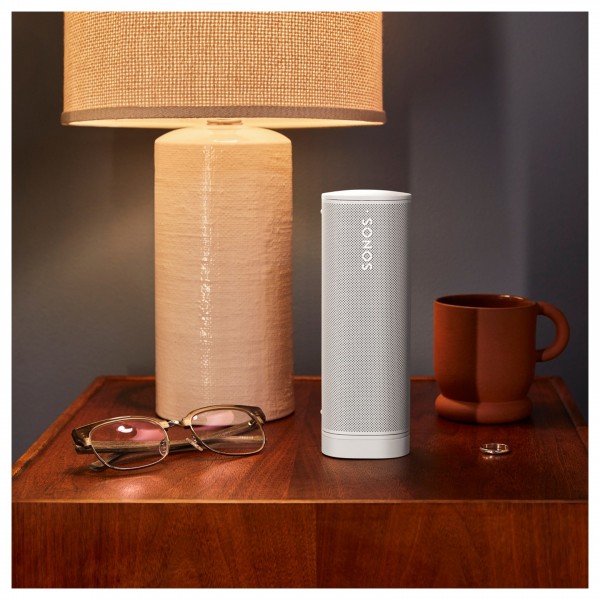 Sonos ROAM Smart Speaker, Lunar White  - Lifestyle 2