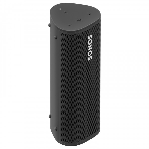 Sonos ROAM Waterproof Smart Speaker, Black - Angled