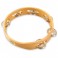 CP Wood Tambourine Headless Single Row Jingles 10''