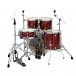 Premier Powerhouse 20” 5pc Drum Kit, Red Groove