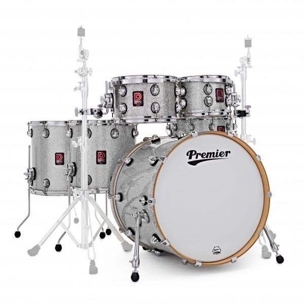 Premier Genista 22" 6pc Maple Shell Pack, Silver Sparkle