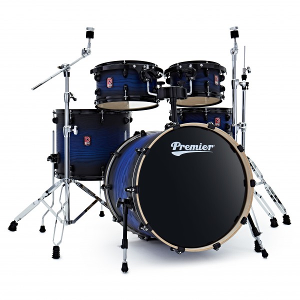 Premier XPK Exclusive 20" 5pc Drum Kit, Ocean Burst Satin Ash