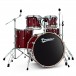 Premier XPK 22” 5pc Drum Kit, Translucent Ruby