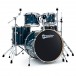 Premier XPK 22” 5pc Drum Kit, Translucent Sapphire