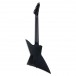 ESP LTD EX-7 Baritone Black Metal, Black Satin Back
