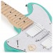 Seattle Left Handed Electric Guitar by Gear4music, Seafoam Green