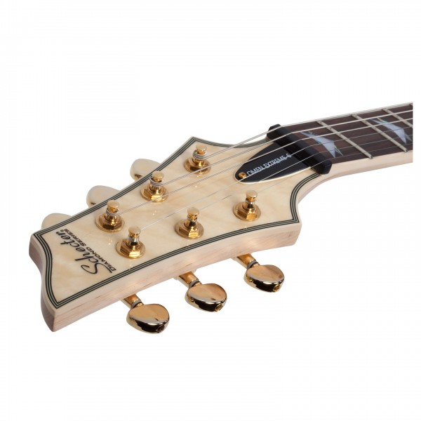 Schecter Omen Extreme-6 Left-Handed, Gloss Natural Head