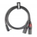 Mogami 1m Minijack to 2x Male XLRs - Cable