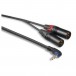 Mogami Minijack to 2x Male XLR Cable - Connectors