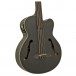 Aria FEB-F2M/FL Medium Scale Fretless Bass, Stained Black bODY