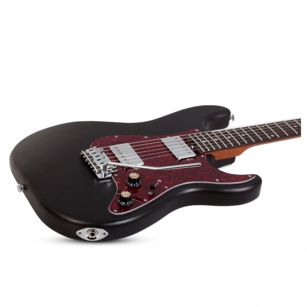 Schecter Jack Fowler Traditional, Black Pearl body angle
