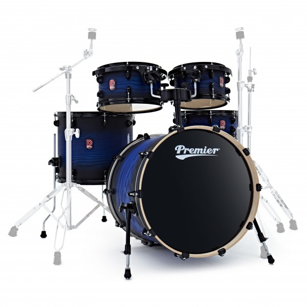 Premier XPK Exclusive 20" 5pc Shell Pack, Ocean Burst Satin Ash