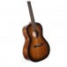 Cort Core PE Mahogany, Open Pore Black Burst close up