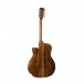 Cort Gold A6 Bocote, Natural back