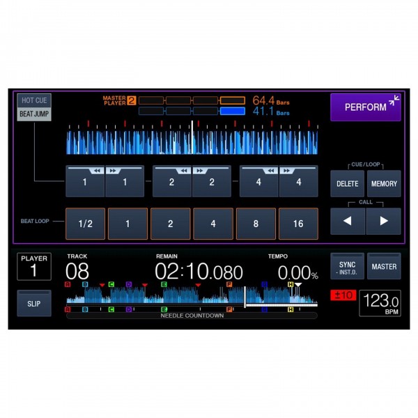 Pioneer XDJ-1000MK2 Touch Screen USB Player - Performance Beat Jump