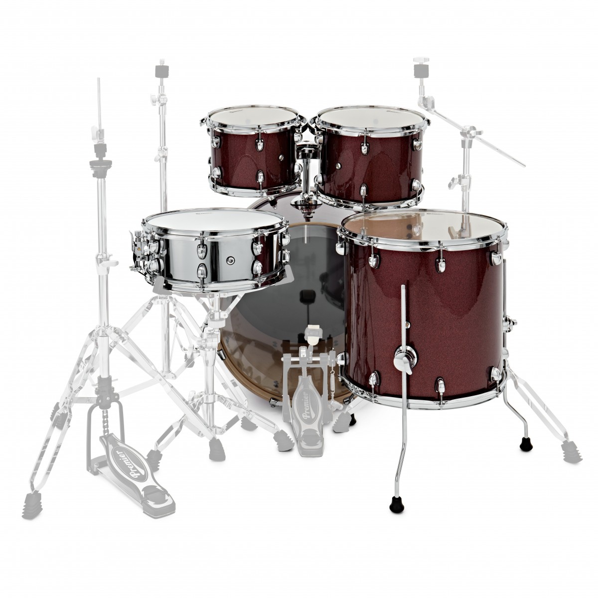 Shell Disc Mobile DISC Premier APK 22” 5pc Shell Pack, Solar Red at Gear4music