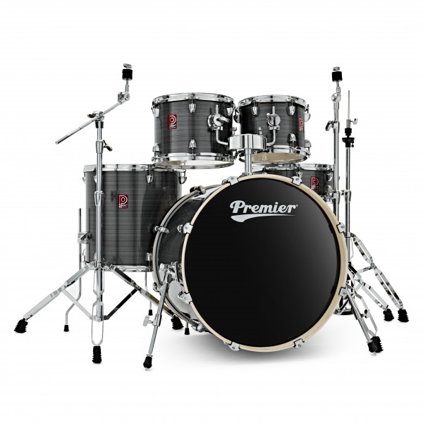 Premier Powerhouse 22” 5pc Drum Kit, Silver Groove