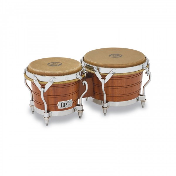 LP Original Bongos Traditional Rims Natural Mahogany