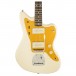 Squier J Mascis Jazzmaster, Vintage White front close up view