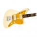 Squier J Mascis Jazzmaster, Vintage White front angled view