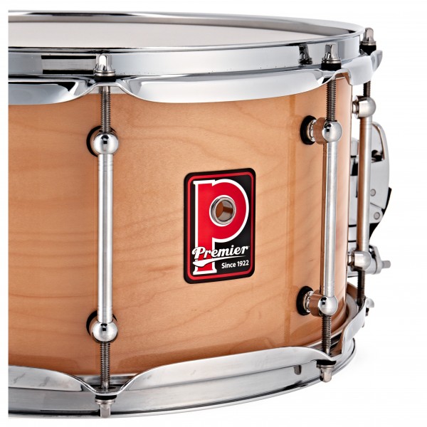 Premier Beatmaker 13” x 7” Maple Snare Drum, Natural