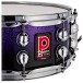 Premier Genista 14” x 5.5” Birch Snare Drum, Purple Fade Sparkle