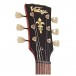 Vintage VS6 Icon, Distressed Cherry Red Headstock Front