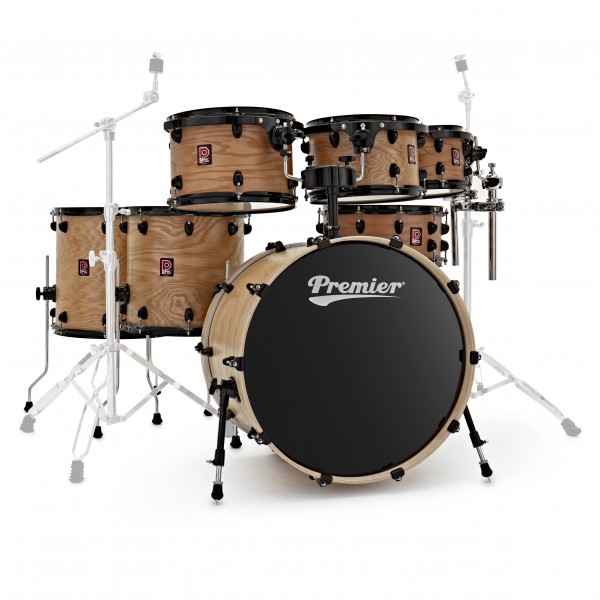 Premier Heritage 22'' 8pc Concert Tom Shell Pack, Natural Satin