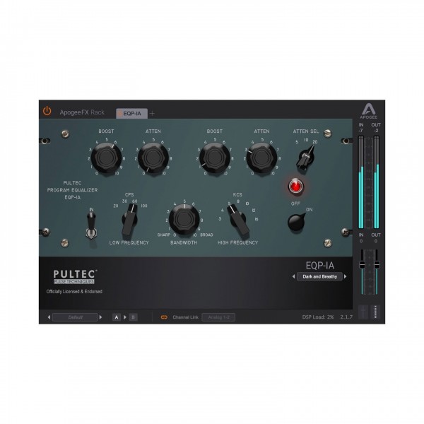 Apogee EQP-1A - in rack black