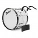 Premier Marching Parade 20” x 14” Bass Drum and Carrier, White