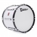 Premier Marching Parade 20” x 14” Bass Drum and Carrier, White